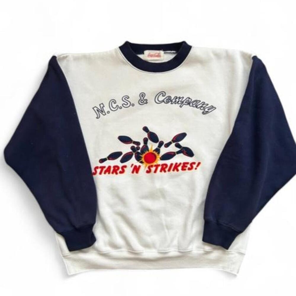 Coca cola 90s bowling crewneck sweatshirt - Picture 2 of 2